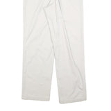RIDERS Womens Cotton Blend White Regular Straight Trousers W30 L30 Comfortable