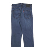 LEVI'S 511 BIG E Mens Jeans Blue Slim Skinny Denim W27 L32 Big E Logo Zip Fly