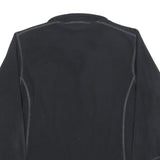 COLUMBIA Mens Black Pullover Outdoor Jumper Plain Regular Fit Polyester Knit M