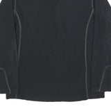 COLUMBIA Mens Black Pullover Outdoor Jumper Plain Regular Fit Polyester Knit M