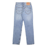 LEVI'S 514 Mens Jeans Blue Slim Straight Denim Medium W28 L30 Classic Fit Zip