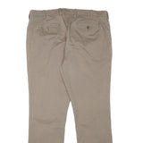 TOMMY HILFIGER Mens Cotton Blend Beige Slim Straight Trousers W38 L34 Casual