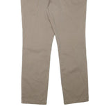 TOMMY HILFIGER Mens Cotton Blend Beige Slim Straight Trousers W38 L34 Casual