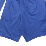 NIKE Mens Blue Casual Polyester Shorts S W26 Sportswear Gym Tennis