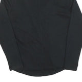 PUMA Womens Black Jacket UK 12 Cotton Zip Plain Casual Lightweight Sportswear