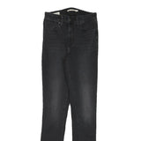 LEVI'S Womens Jeans Black Slim Skinny Denim Medium W24 L30 Stretch Comfort