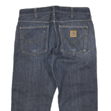 CARHARTT Mens Jeans Blue Regular Straight Denim Medium W32 L23 Classic Workwear