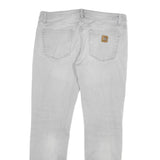 CARHARTT Mens Slim Blue Jeans Denim Medium W34 L29 Stylish Casual Zip Fastening