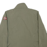 NAPAPIJRI Womens Green Zip Jacket M Polyester Blend Plain Casual Outdoor