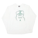 THE BEST Mens White Jingle Bell Run For Arthritis Long Sleeve Crew Neck XL