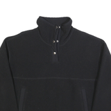 THE NORTH FACE Womens Black Fleece Jacket M Polyester Zip Casual Outdoor