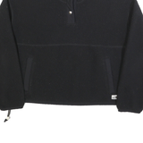 THE NORTH FACE Womens Black Fleece Jacket M Polyester Zip Casual Outdoor
