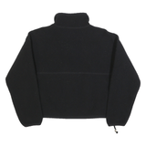 THE NORTH FACE Womens Black Fleece Jacket M Polyester Zip Casual Outdoor