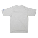 ADIDAS Mens Grey Graphic T-Shirt M Short Sleeve Crew Neck Cotton Blend Casual