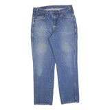 DICKIES Mens Regular Fit Blue Denim Jeans W36 L32 Zip Closure Relaxed