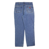 DICKIES Mens Regular Fit Blue Denim Jeans W36 L32 Zip Closure Relaxed