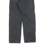 DICKIES Mens Relaxed Black Denim Jeans W36 L34 Cotton Blend Zip Pockets