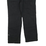 CARHARTT Mens Cotton Blend Black Regular Fit Straight Leg Trousers W34 L27