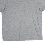 CALVIN KLEIN Mens Grey Short Sleeve Plain Polo Shirt XL Casual Cotton