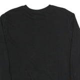 FILA Mens Black Colourblock Crew Neck M Sweatshirt Retro Logo Casual Style