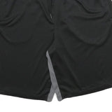 REEBOK Mens Shorts Black & Grey Casual M W32 Drawstring Pockets Light Weight