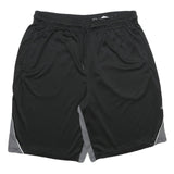 REEBOK Mens Shorts Black & Grey Casual M W32 Drawstring Pockets Light Weight