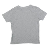 PUMA Mens Grey Graphic T-Shirt S Short Sleeve Crew Neck Cotton Blend Comfort