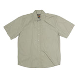HIGH SIERRA Mens Beige Cotton Shirt XL Casual Classic Button-Up Pocket
