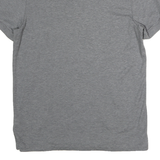 CALVIN KLEIN Mens Grey Short Sleeve Plain S Polo Shirt Cotton Casual Basic