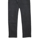 LEVI'S Mens Slim Black Denim Raw Zip Jeans W28 L28 Stylish Comfort