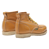 RHINO Lace-Up Boots Brown Leather Womens UK 5.5