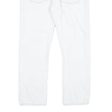 TOMMY JEANS Womens White Slim Skinny Denim Jeans W32 L26 Distressed Ripped