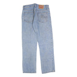 LEVI'S 513 Mens Jeans Blue Regular Straight Denim W32 L32 Casual Cotton Blend