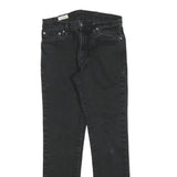 LEVI'S 511 Slim Mens Black Slim Skinny Denim Medium W30 L30 Zip Jeans