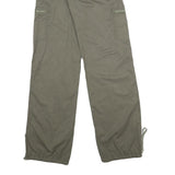 DANIEL Womens Regular Fit Olive Green Cotton Blend Zip Cargo Trousers W26 L34