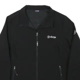 SHERPA Womens Black Zip Jacket S Polyester Blend Plain Outdoor Casual