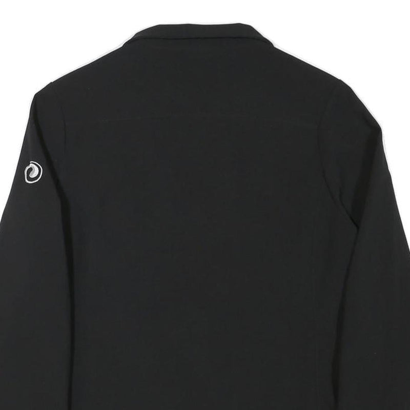 SHERPA Womens Black Zip Jacket S Polyester Blend Plain Outdoor Casual