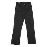 LEVI'S Womens Jeans Black Regular Straight Denim Medium W26 L25 Classic Zip