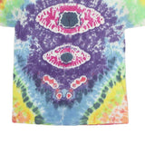 Mens Multi-Coloured Tie Dye T-Shirt M Short Sleeve Crew Neck Cotton Graphic