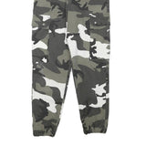 Womens Lined Relaxed Cotton Blend Camouflage Cargo Trousers W28 L25 Casual