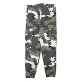 Womens Lined Relaxed Cotton Blend Camouflage Cargo Trousers W28 L25 Casual