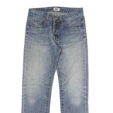 LEVI'S 501 Mens Slim Blue Denim Medium W31 L29 Classic Zip Jeans