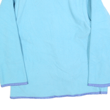 WILSON Womens Blue & Purple Plain Jumper Full Zip M Polyester Casual Comfort