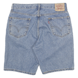 LEVI'S Mens Denim Blue Casual Shorts XL W34 Classic Cotton Blend Comfort