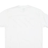 NEW BALANCE Mens White Cotton Blend Graphic T-Shirt L Short Sleeve Crew Neck