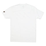 NEW BALANCE Mens White Cotton Blend Graphic T-Shirt L Short Sleeve Crew Neck