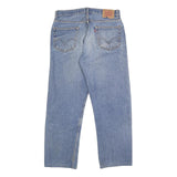LEVI'S 505 Mens Jeans Blue Regular Straight Denim Medium W32 L29 Classic Fit Zip