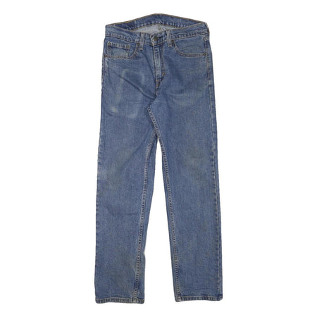 LEVI'S 505 Mens Jeans Blue Regular Straight Denim Medium W28 L28 Classic Zip
