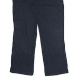 DICKIES Mens Polyester Blend Navy Regular Cargo Trousers W36 L30 Workwear Zip