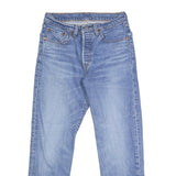 LEVI'S 501 Womens Jeans Blue Regular Straight Denim Light W26 L26 Button